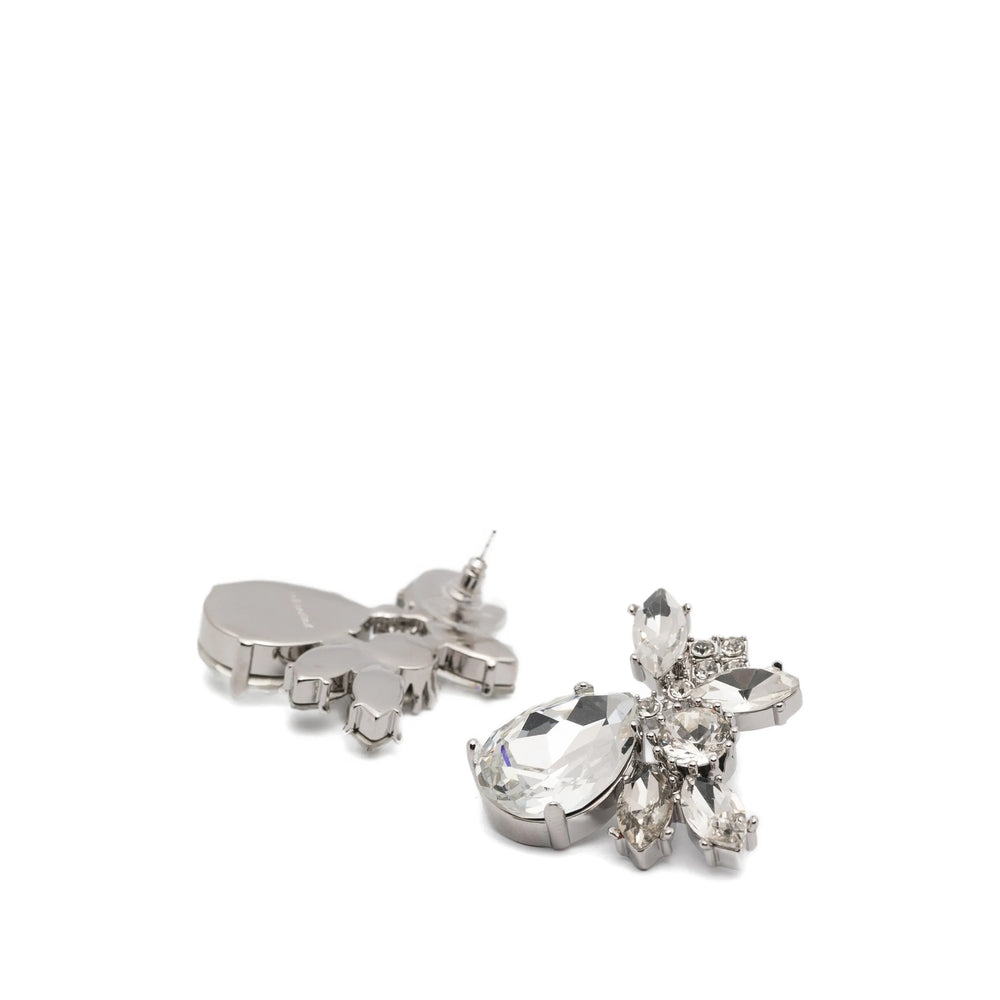 Self-Portrait Silver Earrings Women