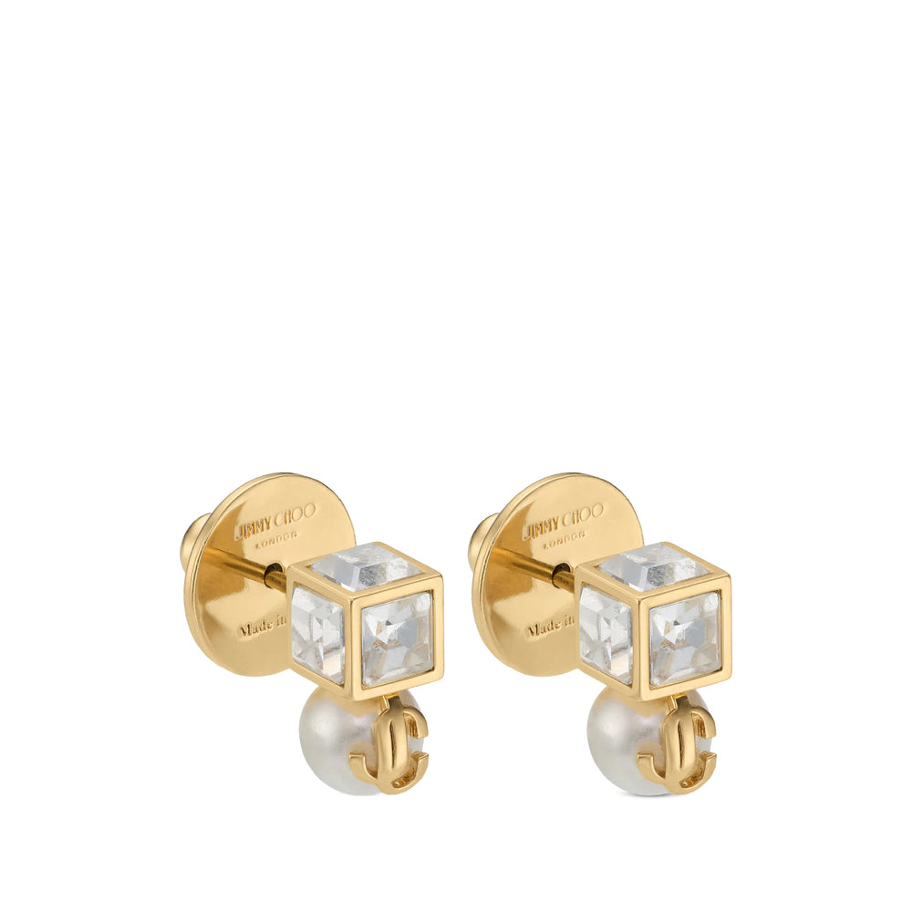 Jimmy Choo Gold Earrings Women