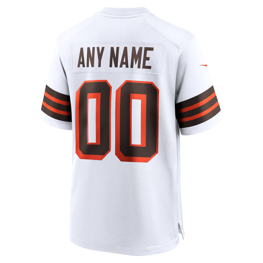 Cleveland Browns White 1946 Collection Alternate Custom Jersey