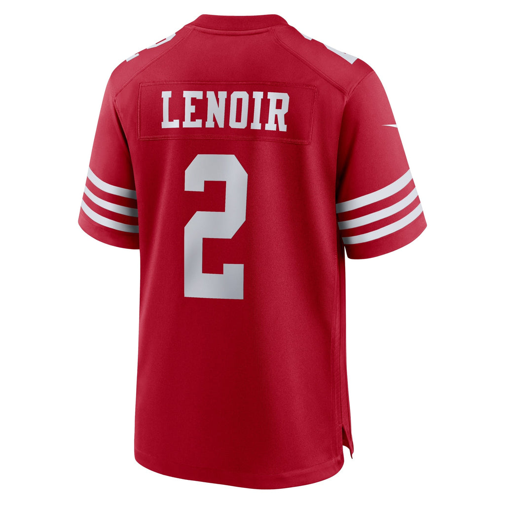 San Francisco 49ers Deommodore Lenoir Scarlet Game Jersey