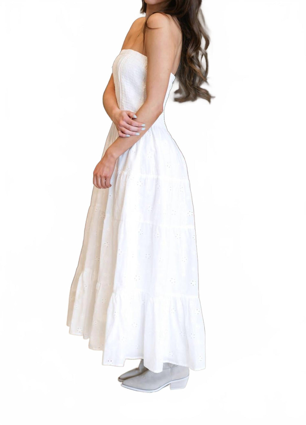 Hadley Dress In White