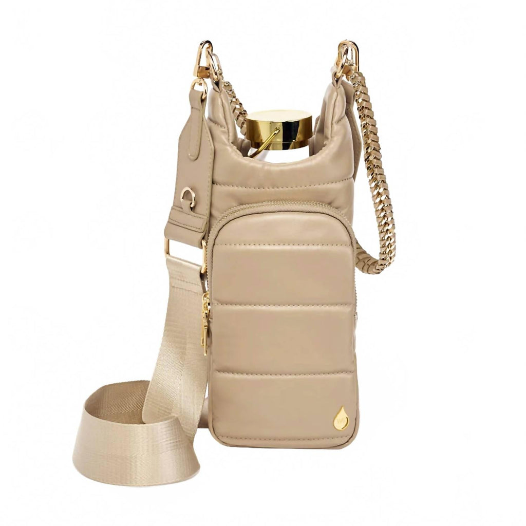 Women's Vegan Leather Hydrobag With Strap Bundle In Beige Melange