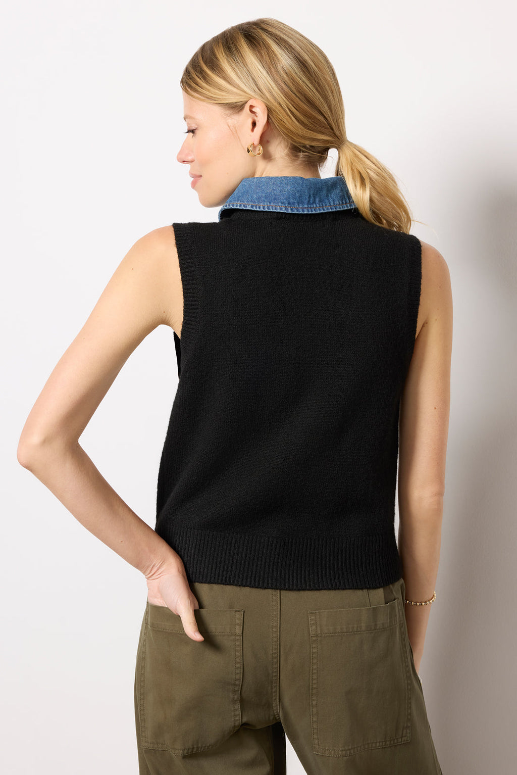 Women's Ellie Knit Collared Tank Top
