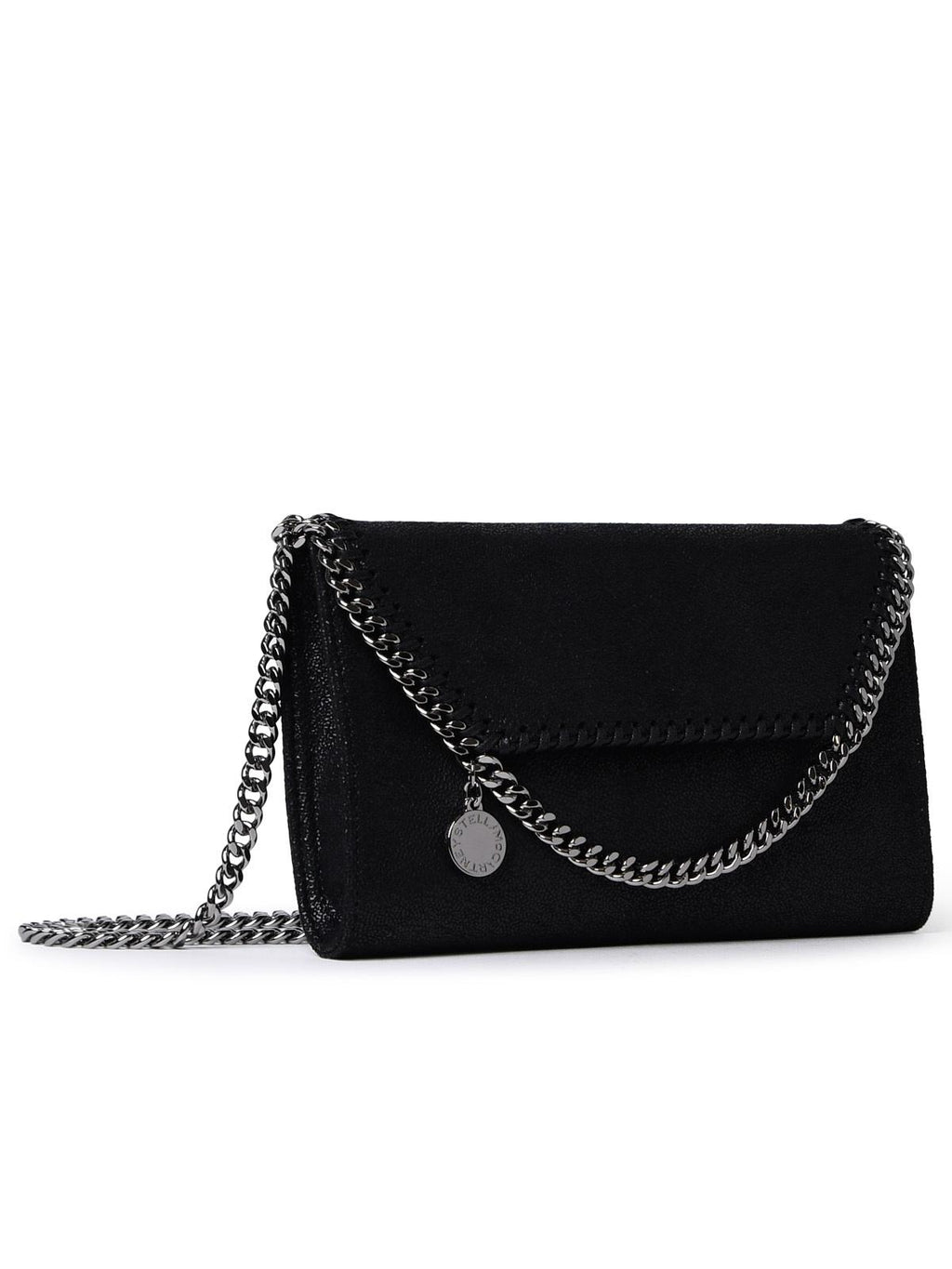 Stella Mccartney Black Polyester Small Falabella Bag Women