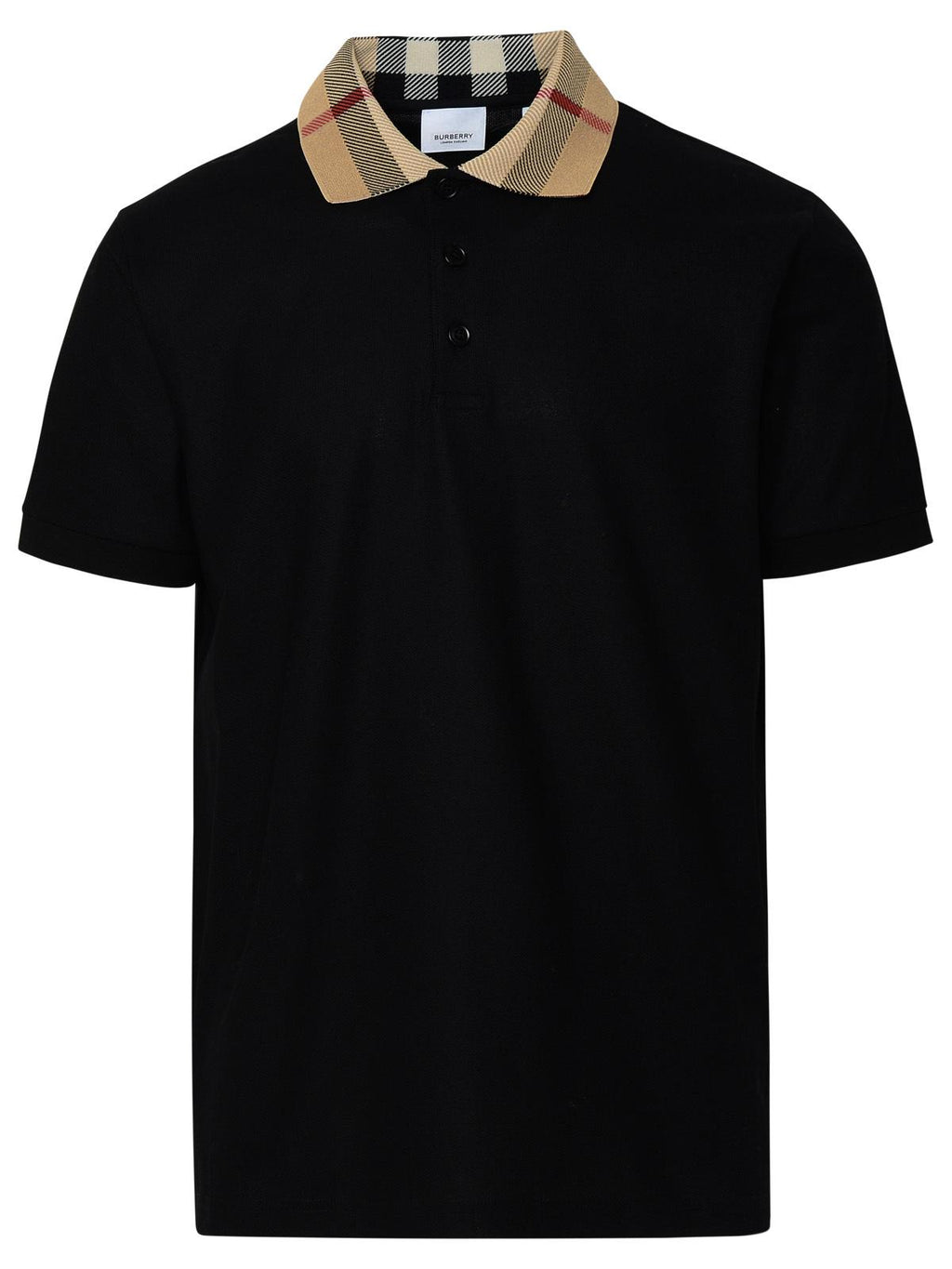 Burberry Cody Polo Shirt In Black Cotton Men