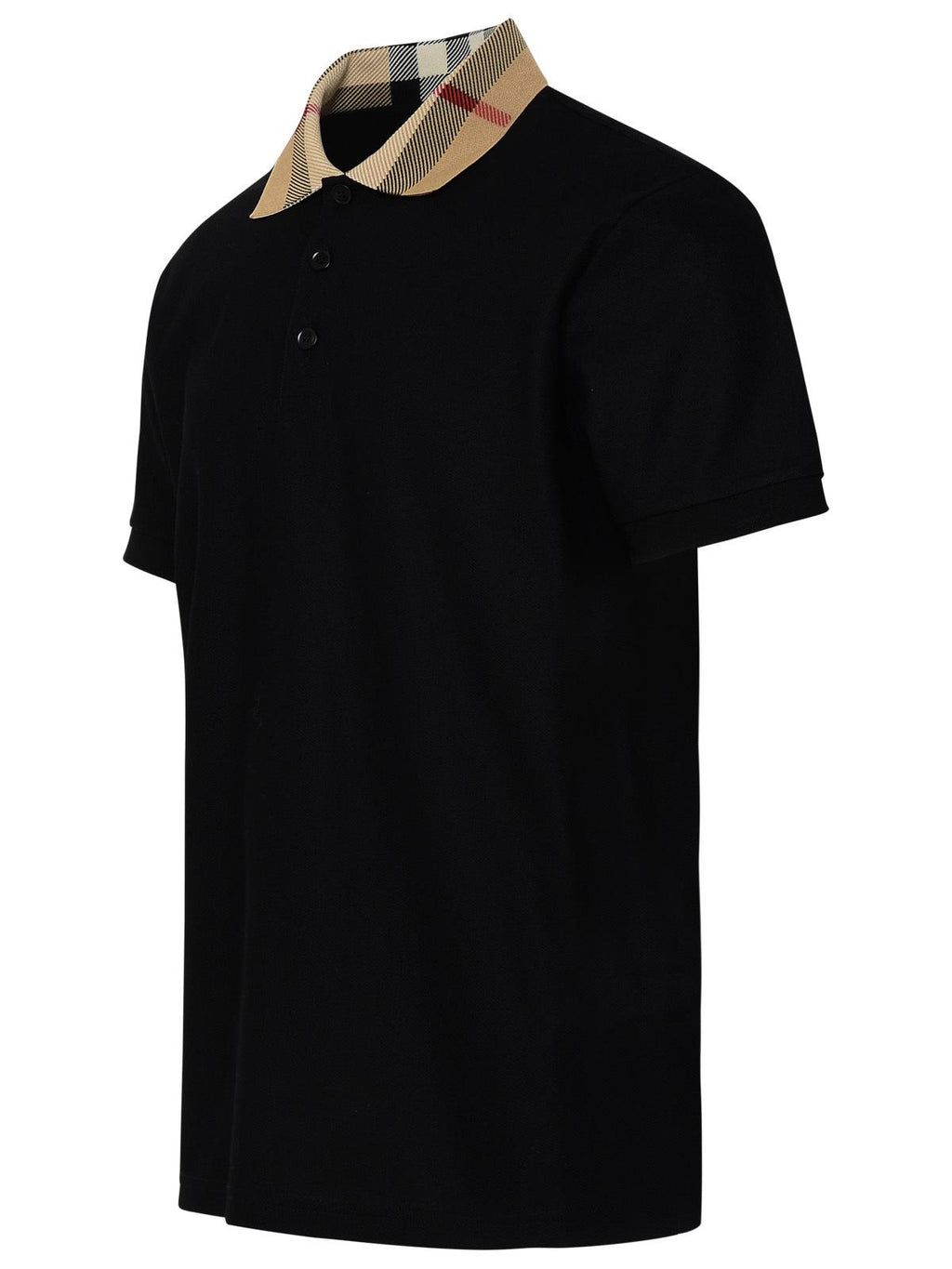 Burberry Cody Polo Shirt In Black Cotton Men