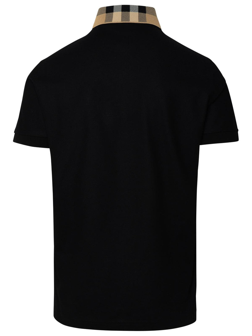 Burberry Cody Polo Shirt In Black Cotton Men