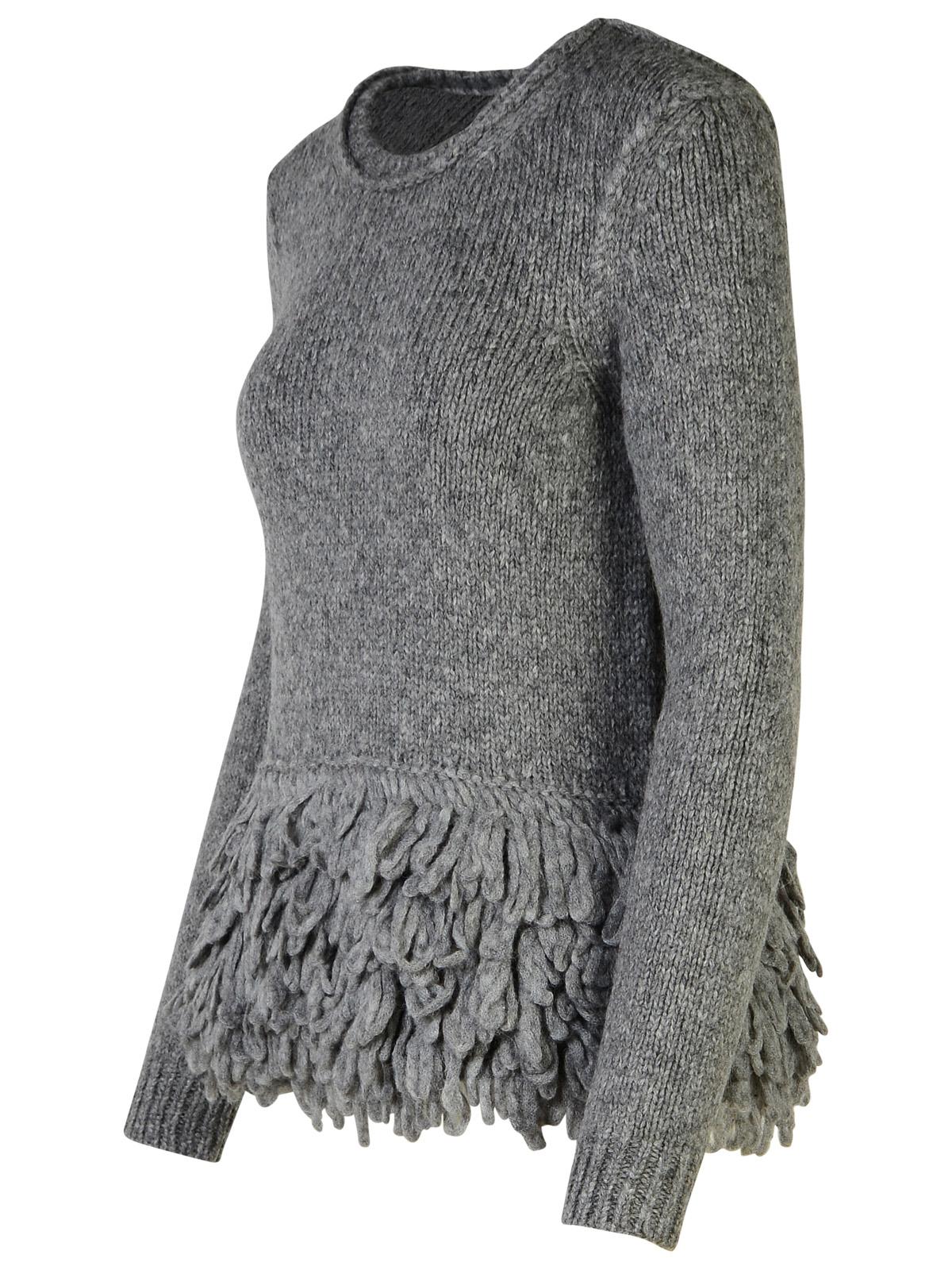 Stella Mccartney Grey Alpaca Blend Sweaters Women
