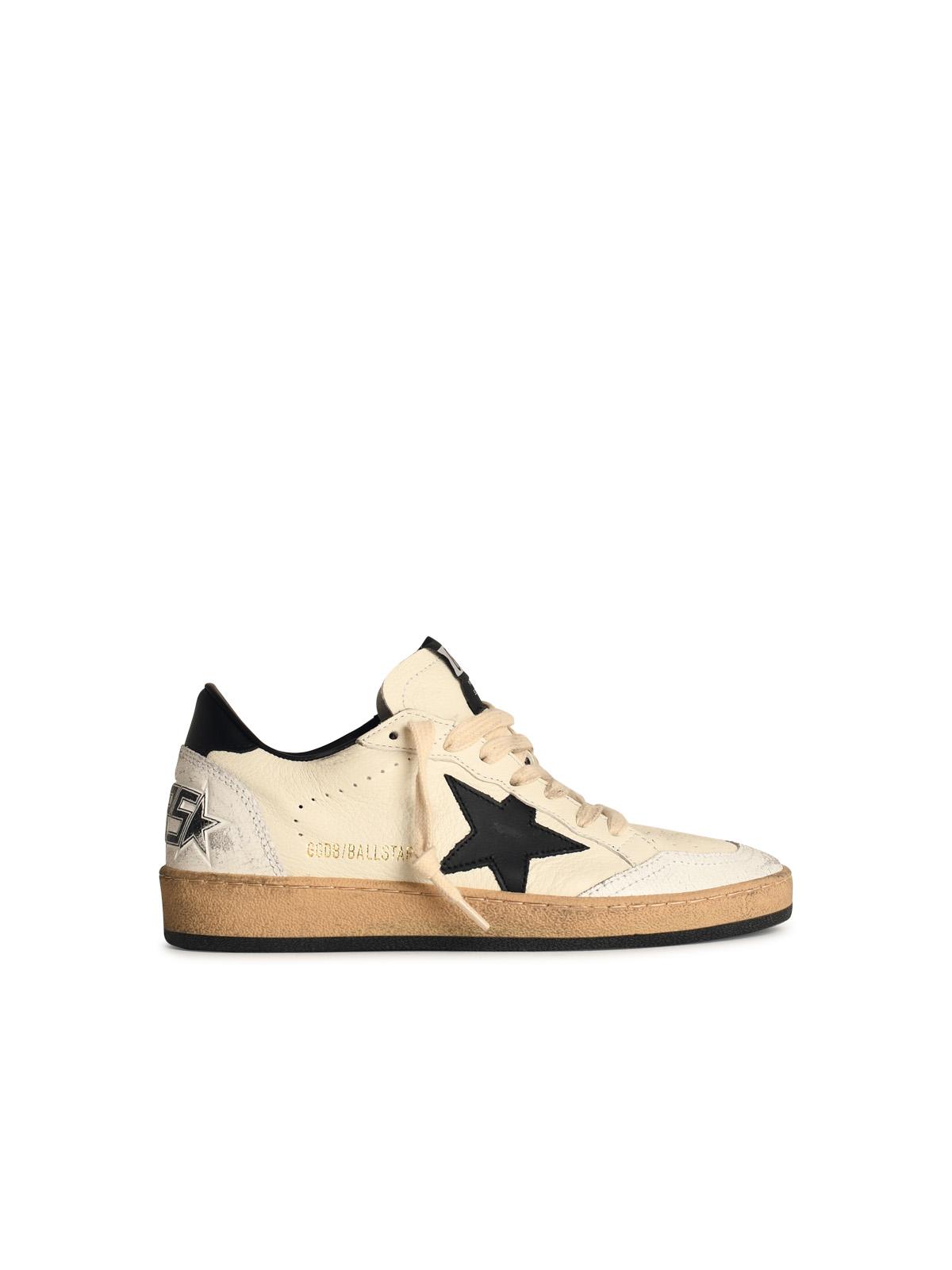 Golden Goose 'Ball Star' White Leather Sneakers Women
