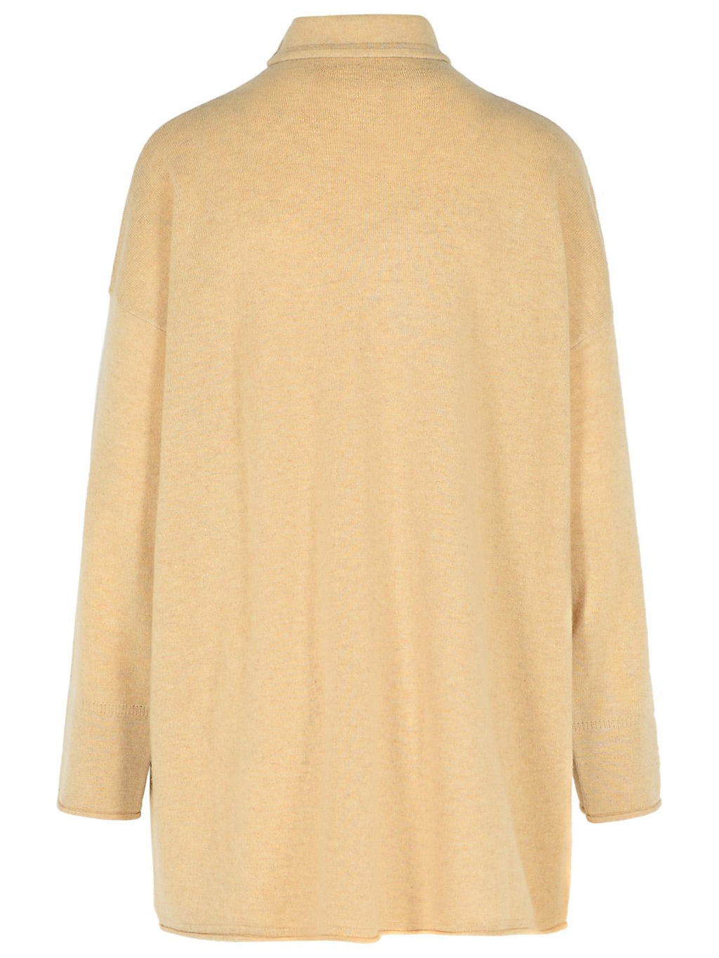 Max Mara 'Oder' Beige Cashmere Turtleneck Sweater Women