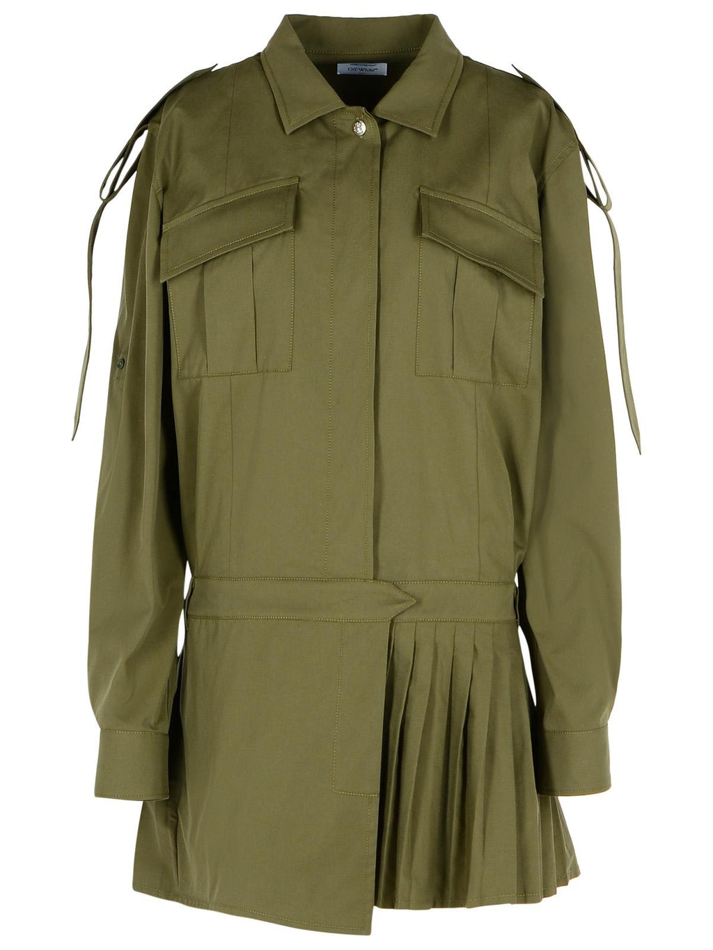 Off-White 'Savana' Green Cotton Dress Women
