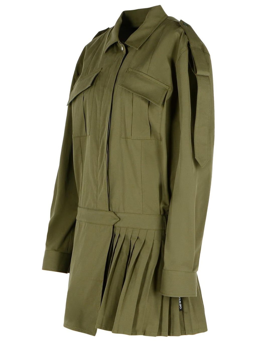 Off-White 'Savana' Green Cotton Dress Women