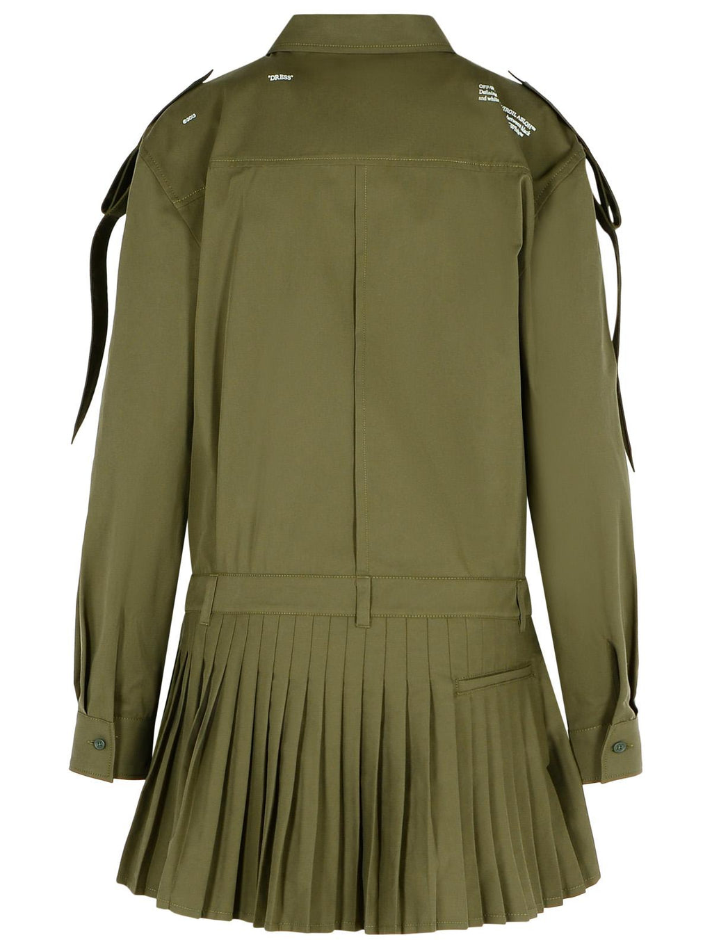 Off-White 'Savana' Green Cotton Dress Women