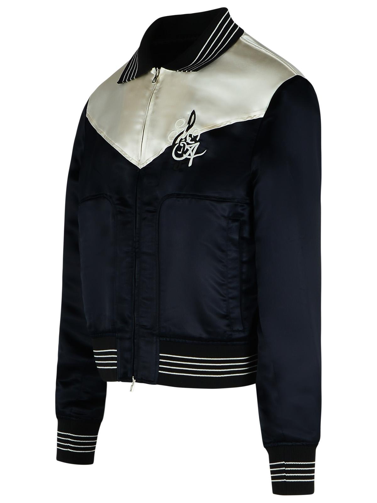 Amiri 'Music' Black Polyester Blend Bomber Jacket Men