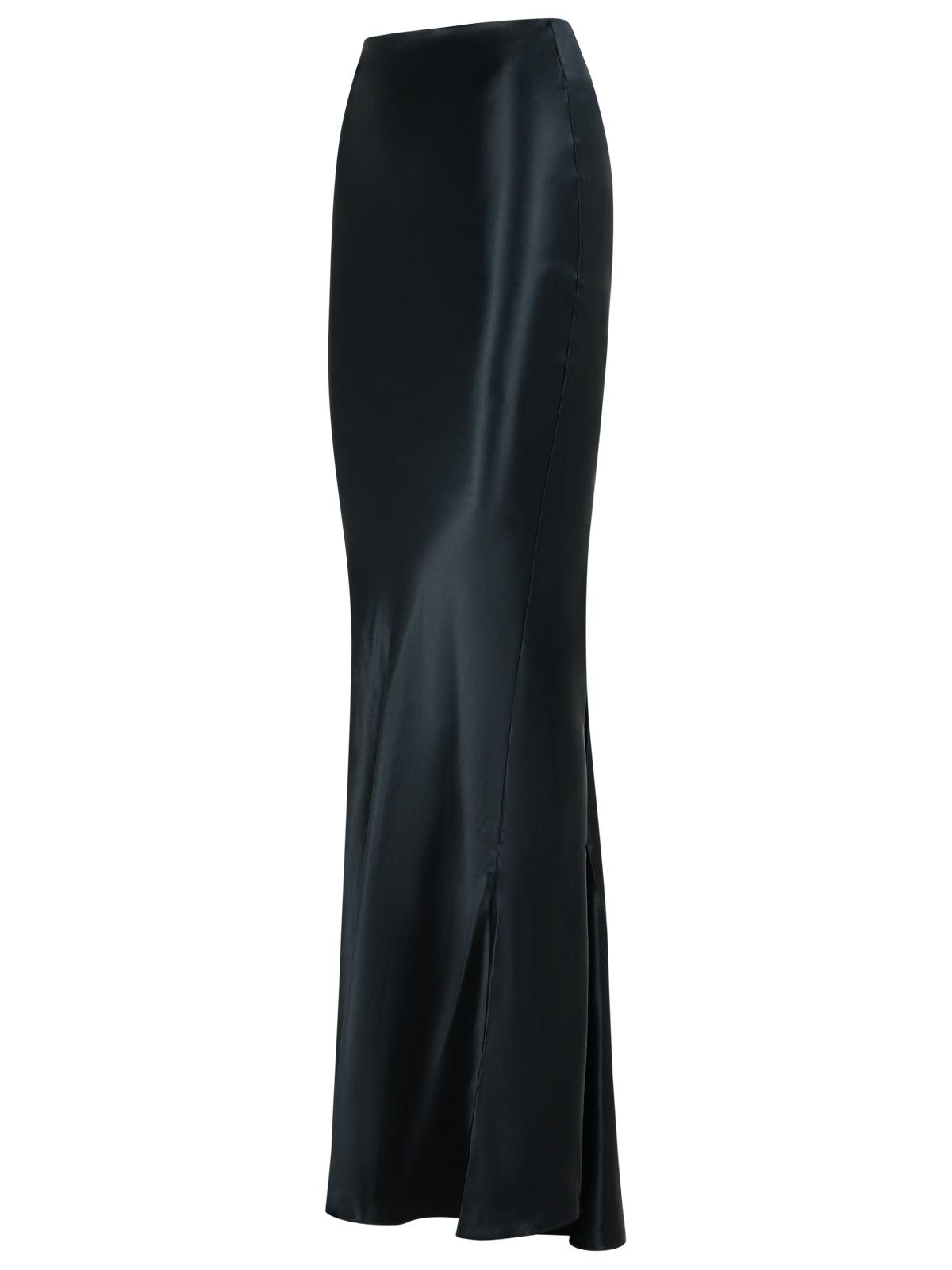 The Andamane 'Nemesia' Black Viscose Skirt Women