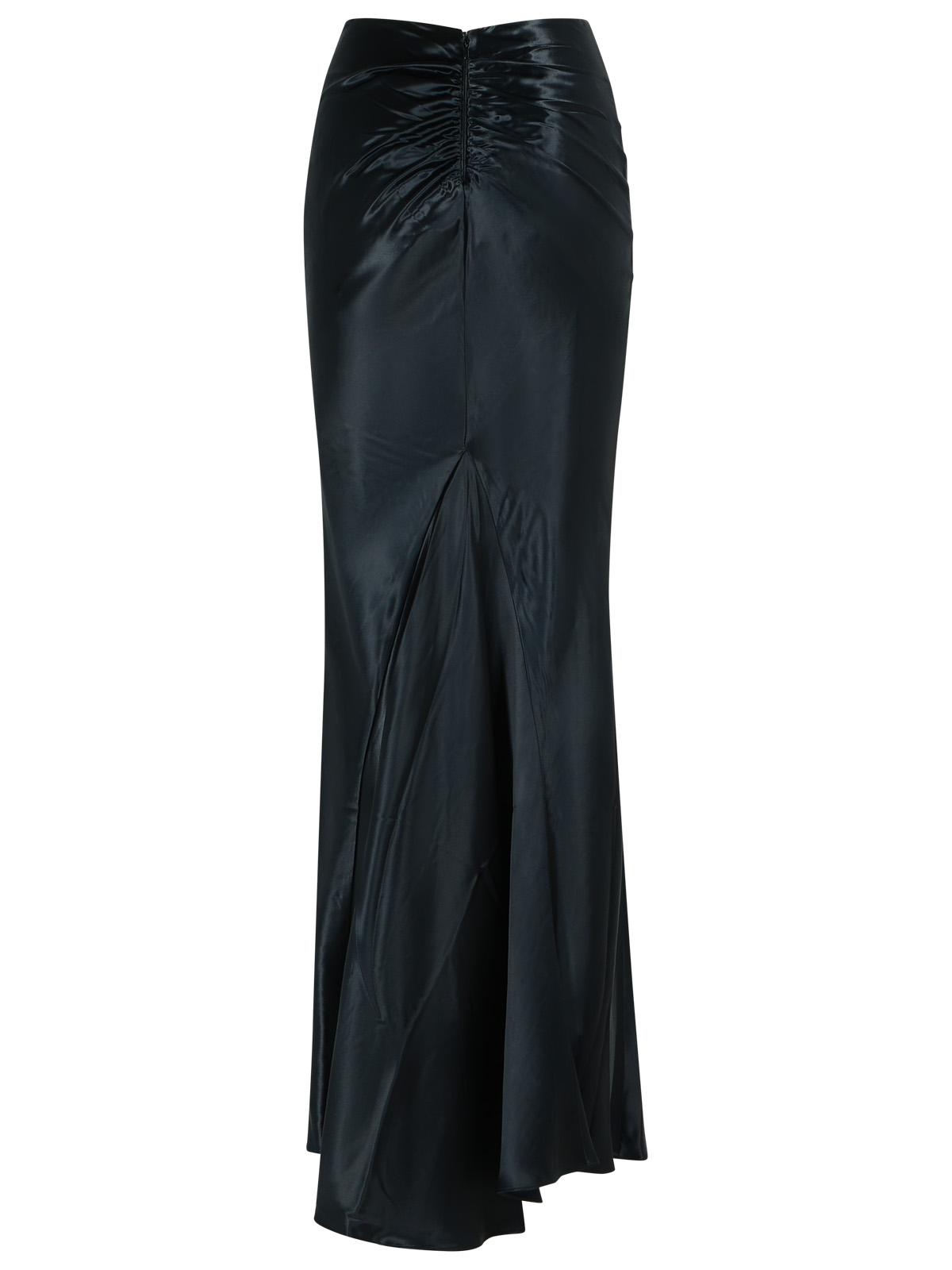 The Andamane 'Nemesia' Black Viscose Skirt Women