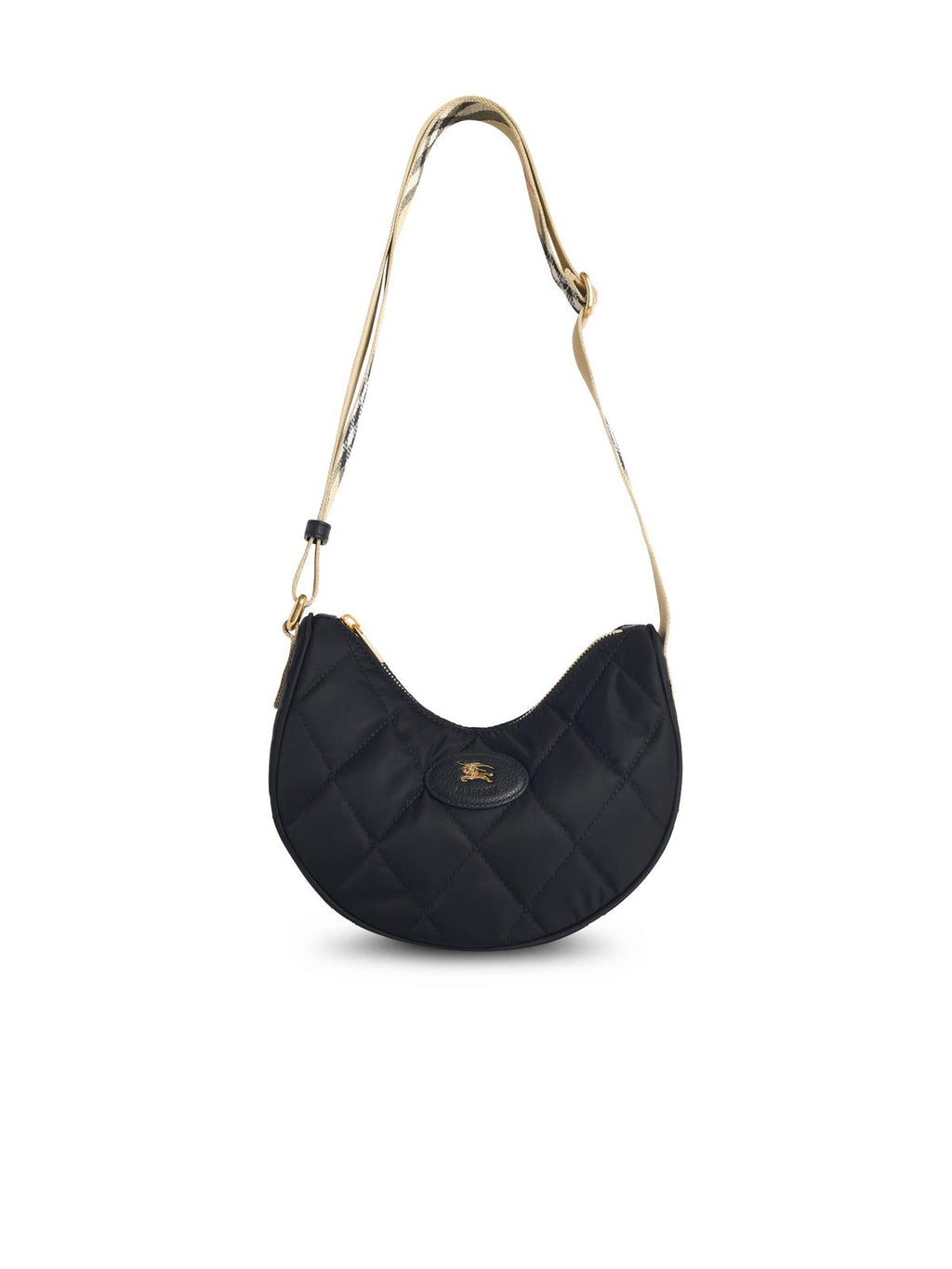 Burberry 'Horseshoe' Black Fabric Bag Women
