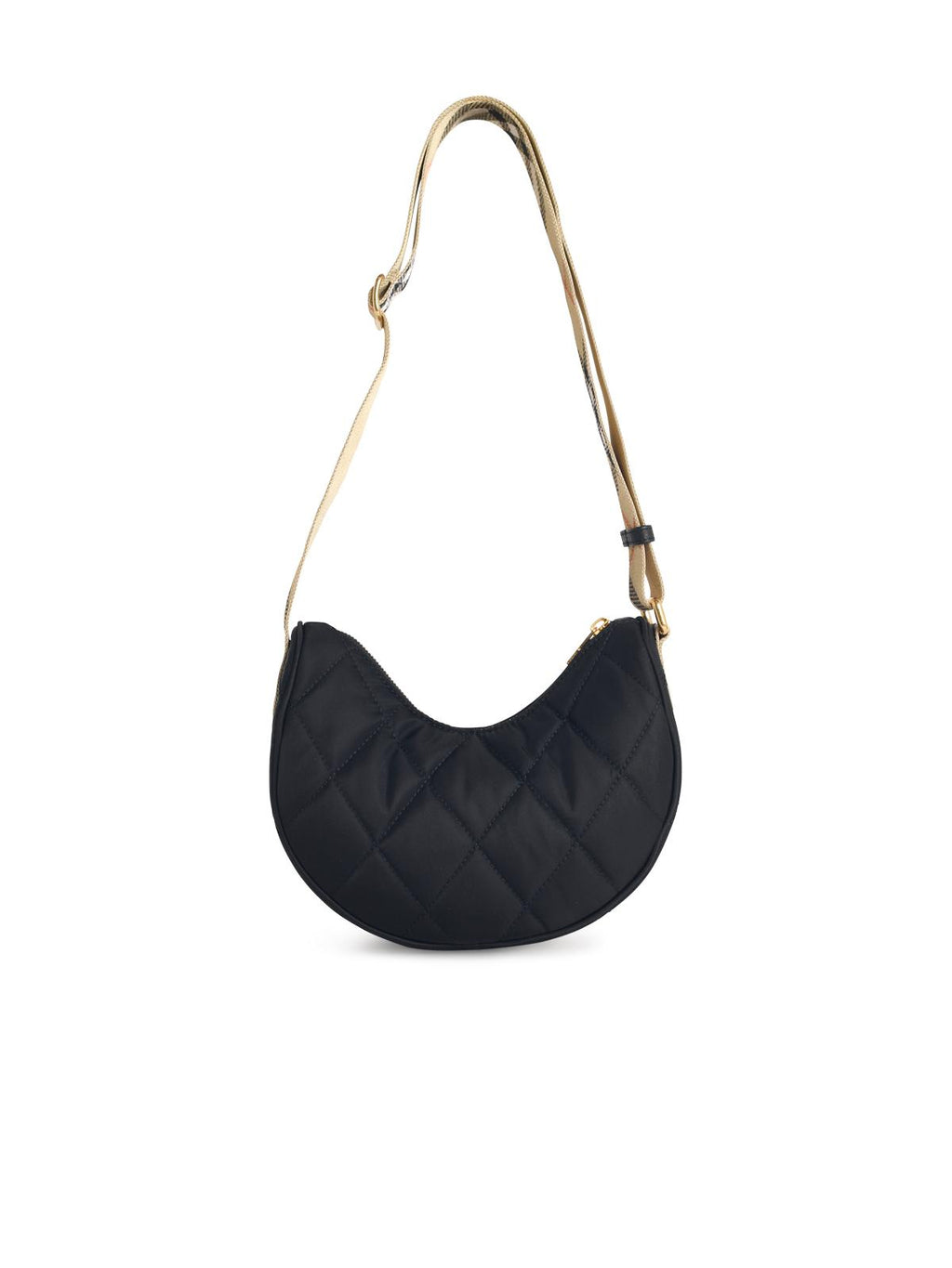 Burberry 'Horseshoe' Black Fabric Bag Women