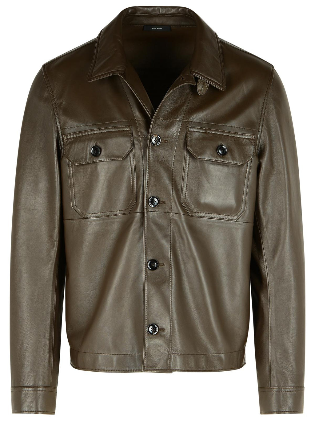 Tom Ford Tobacco Leather Jacket Men
