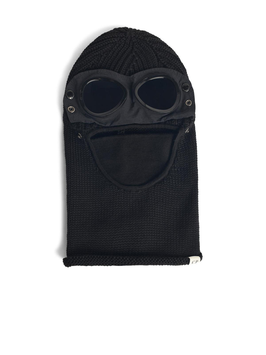 C.P. Company 'Lens' Black Wool Balaclava Men