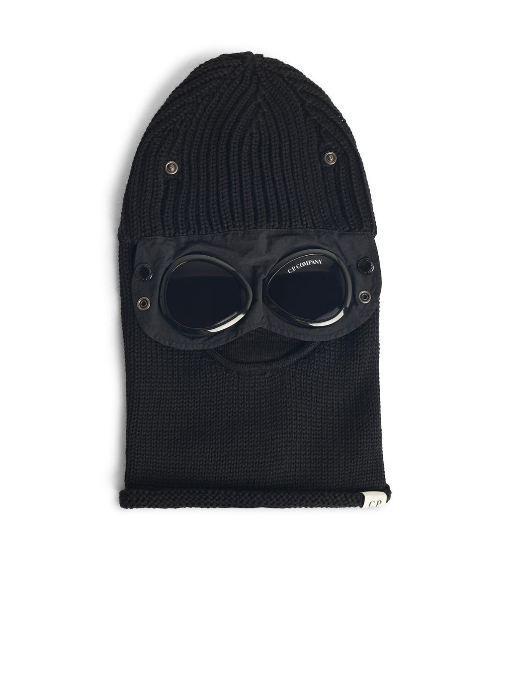 C.P. Company 'Lens' Black Wool Balaclava Men