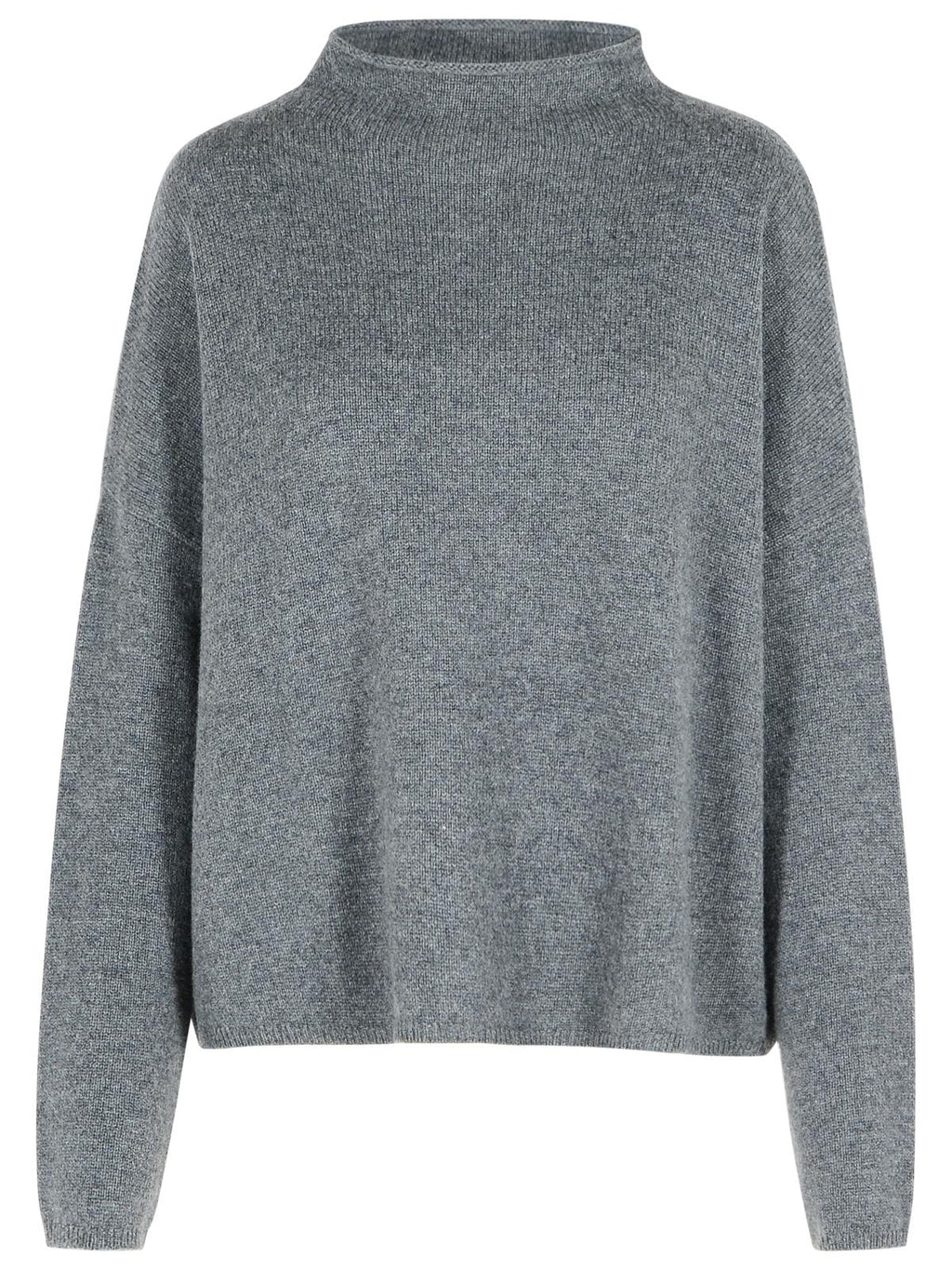 Lisa Yang 'Sandy' Graphite Cashmere Sweater Women