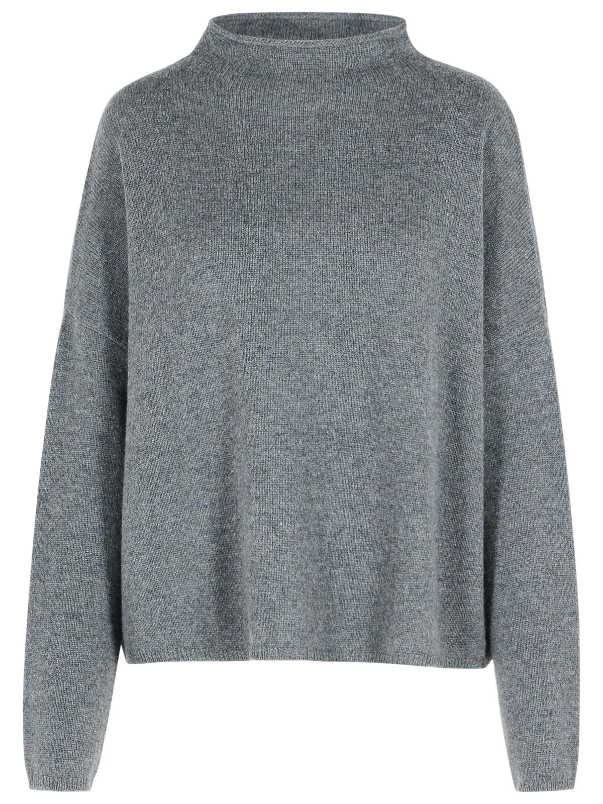 Lisa Yang 'Sandy' Graphite Cashmere Sweater Women