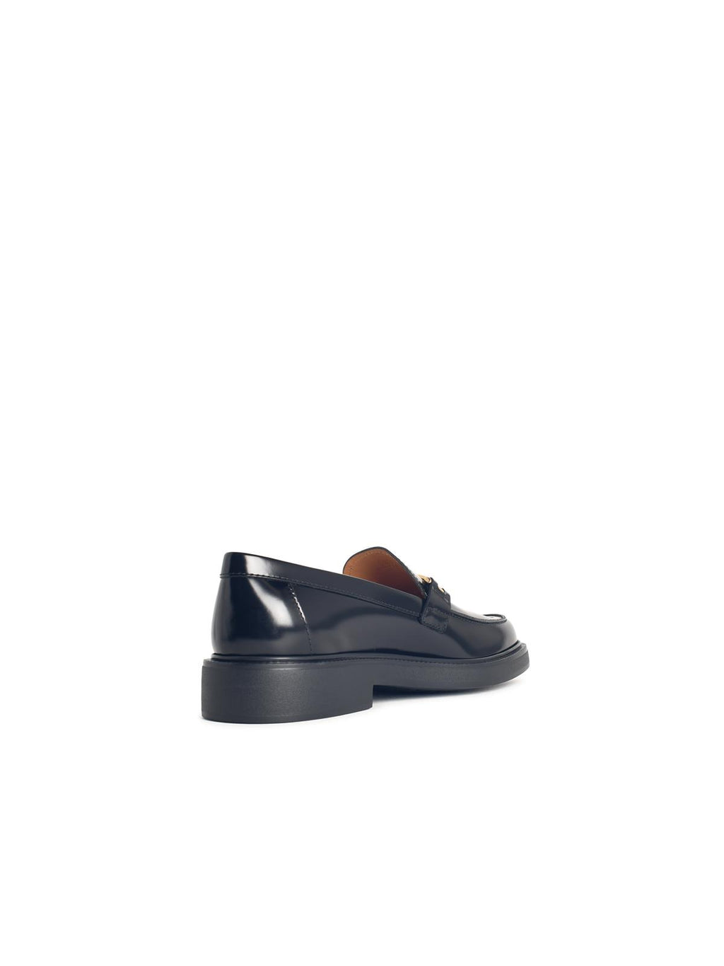 Tod's Black Leather Loafers Women