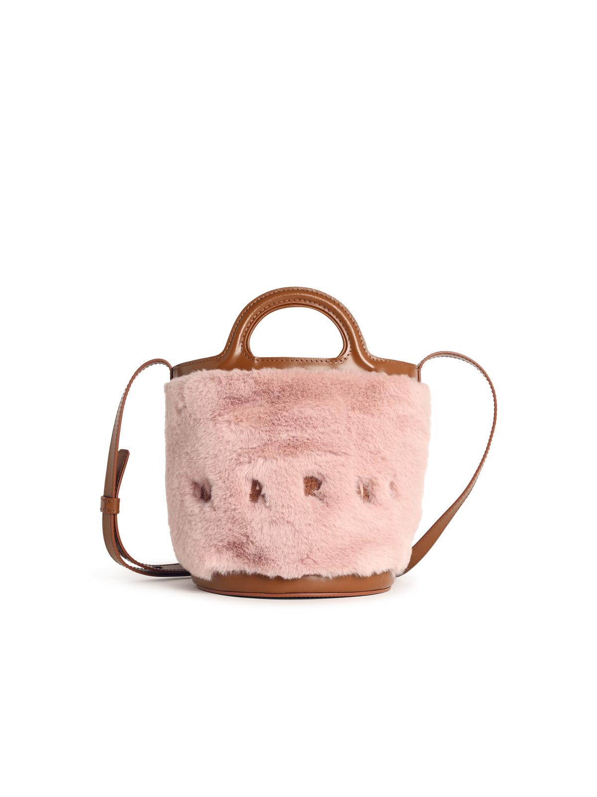 Marni 'Tropicalia' Two-Tone Leather Blend Bag Women