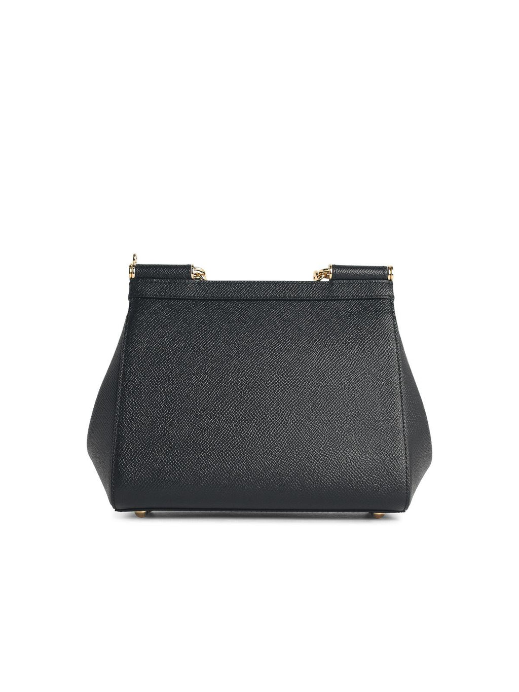 Dolce & Gabbana Medium 'My Sicily' Black Leather Handbag Women