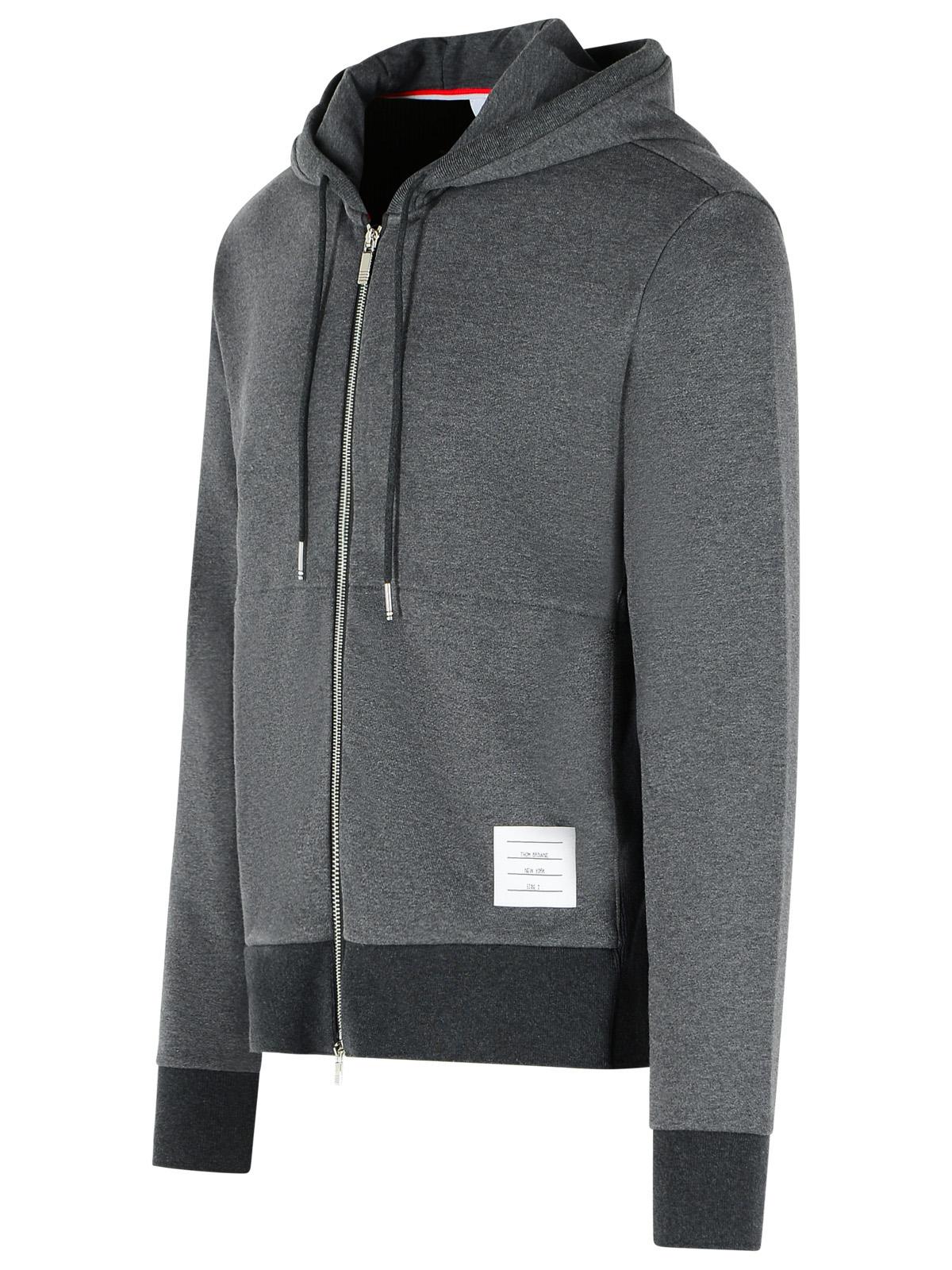 Thom Browne Gray Cotton Sweatshirt Men