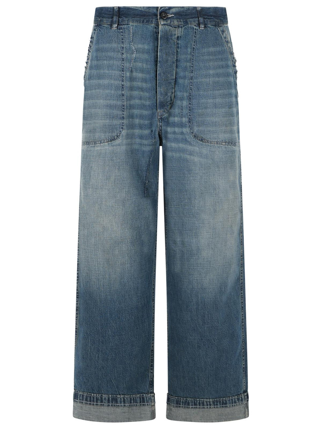 Maison Margiela Blue Light Cotton Jeans Men