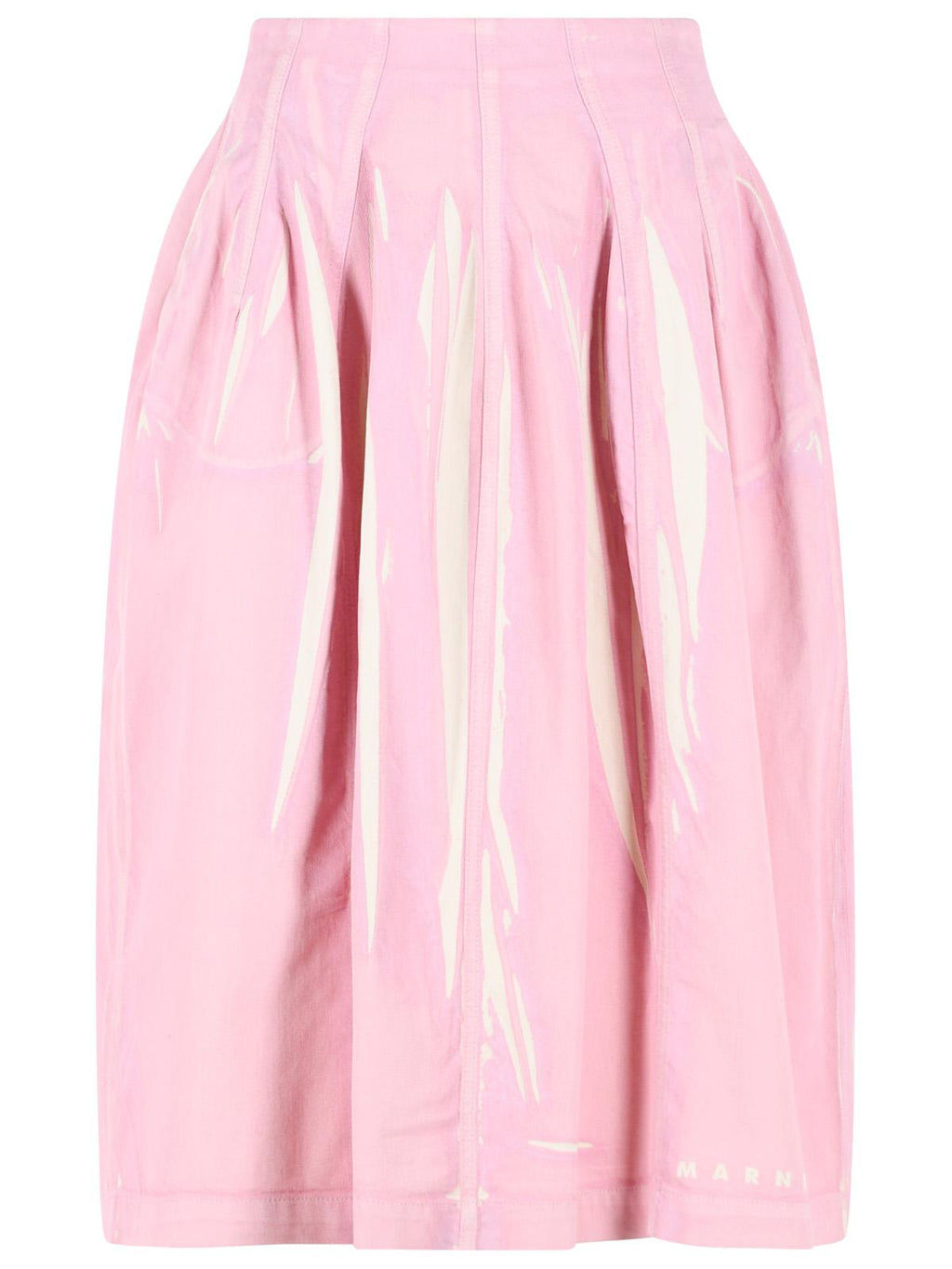 Marni Pink Cotton Skirt Women
