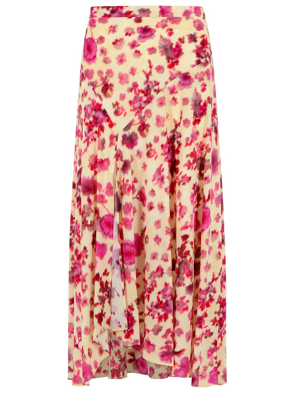 Isabel Marant 'Sakura' Pink Stretch Silk Skirt Women