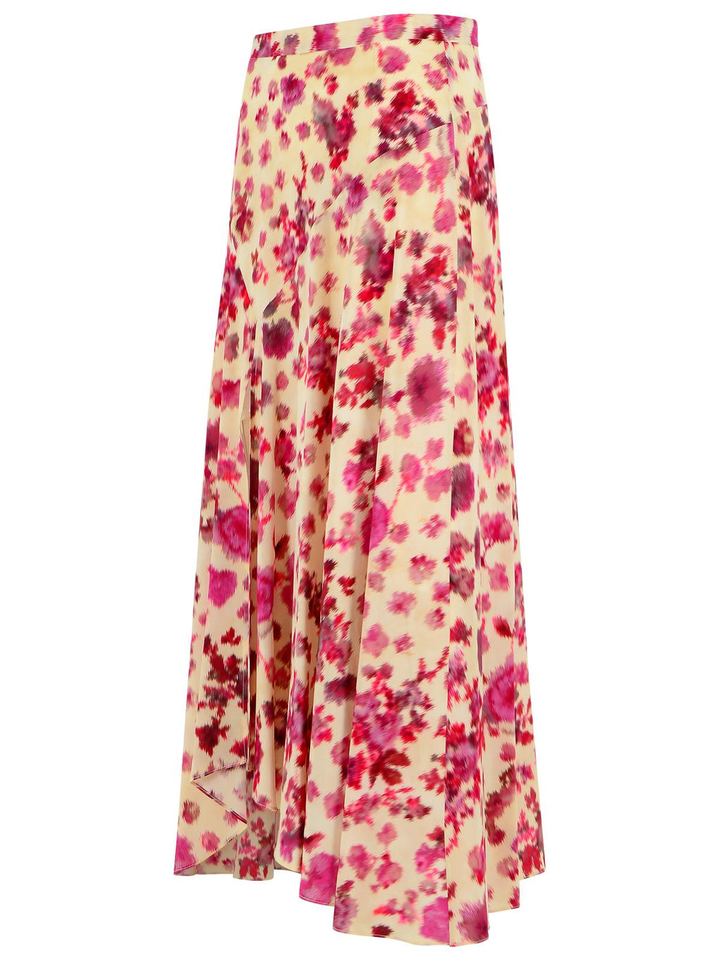 Isabel Marant 'Sakura' Pink Stretch Silk Skirt Women