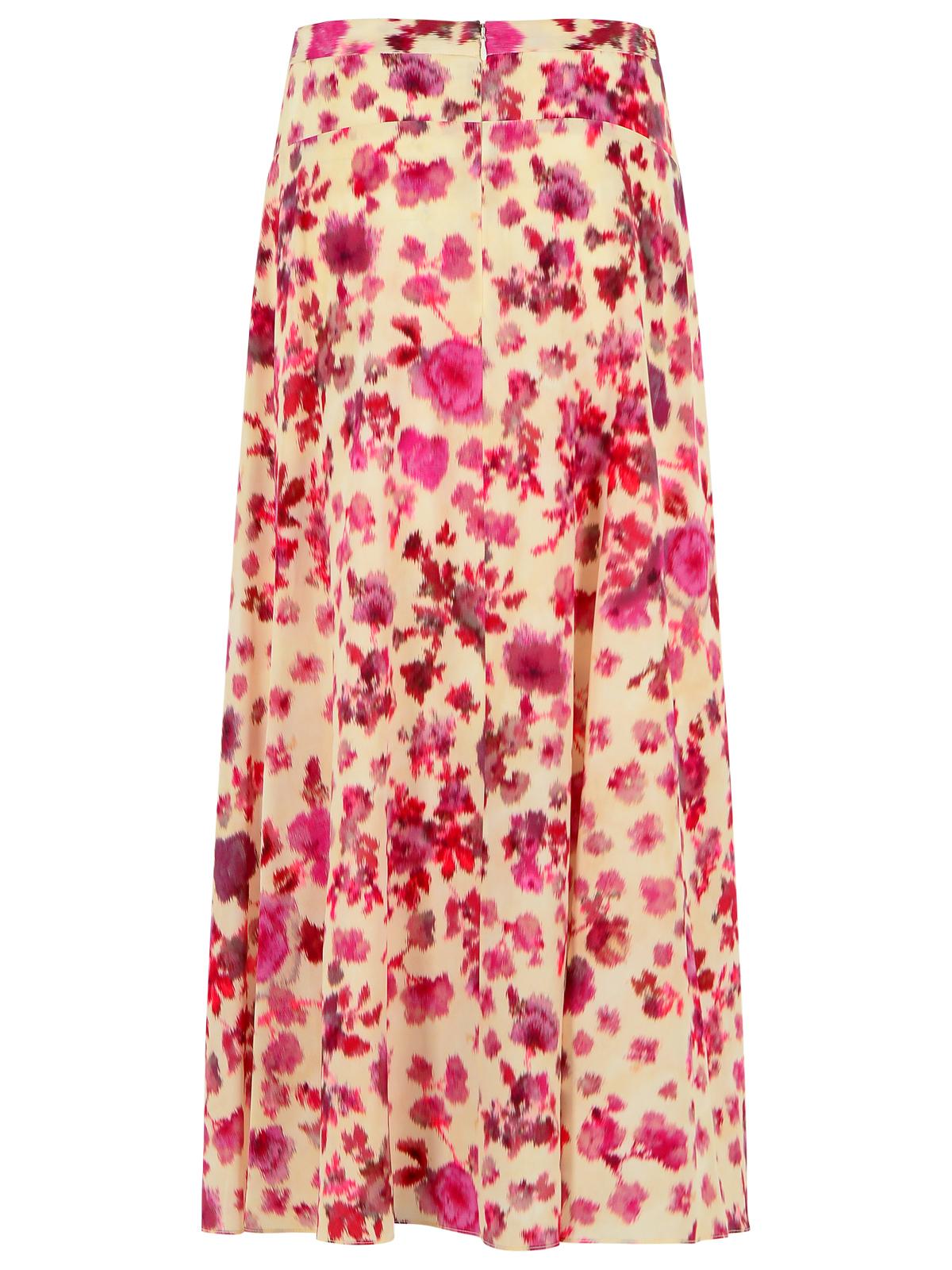 Isabel Marant 'Sakura' Pink Stretch Silk Skirt Women