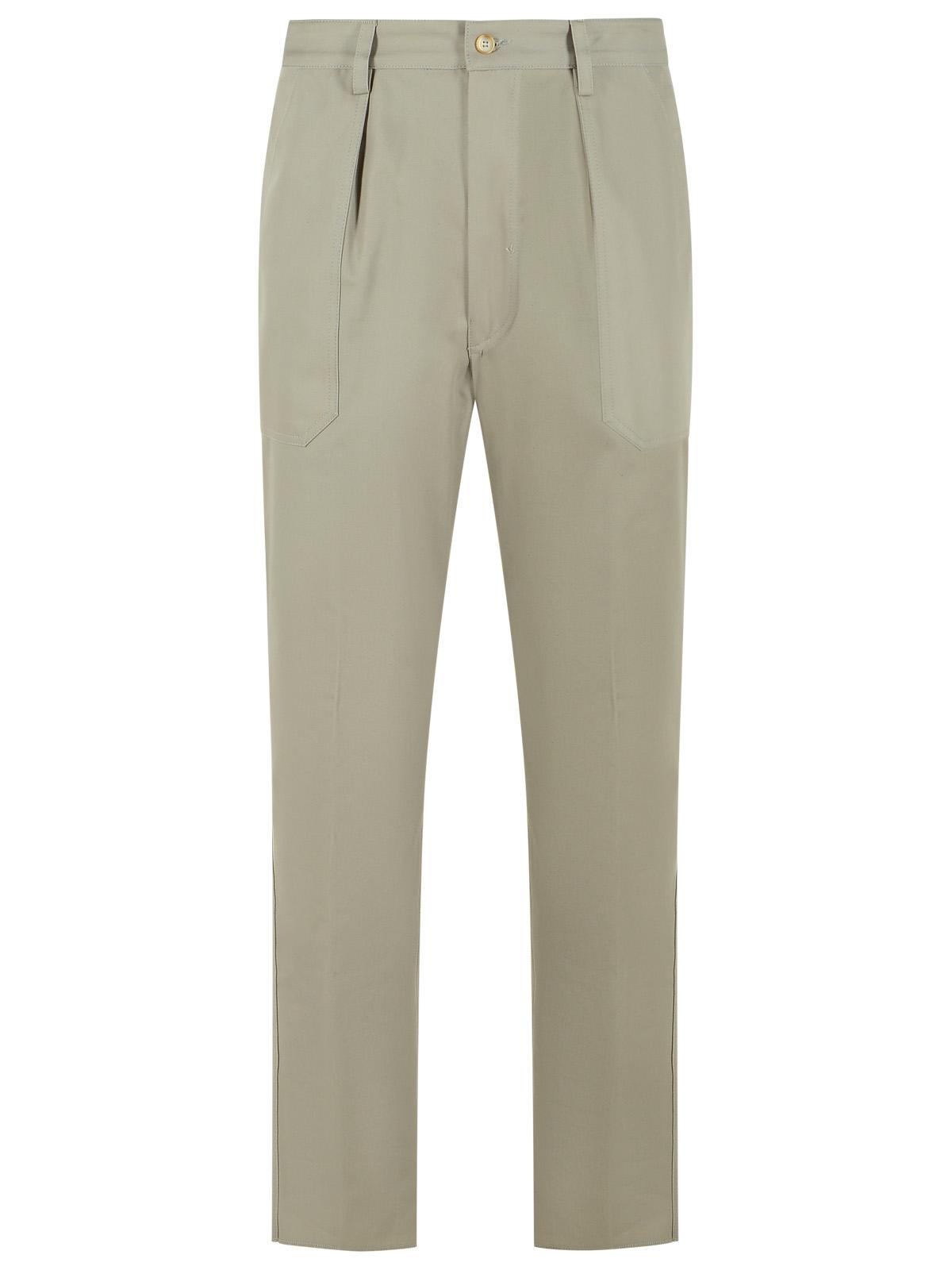 Eleventy Gray Cotton Pants Men