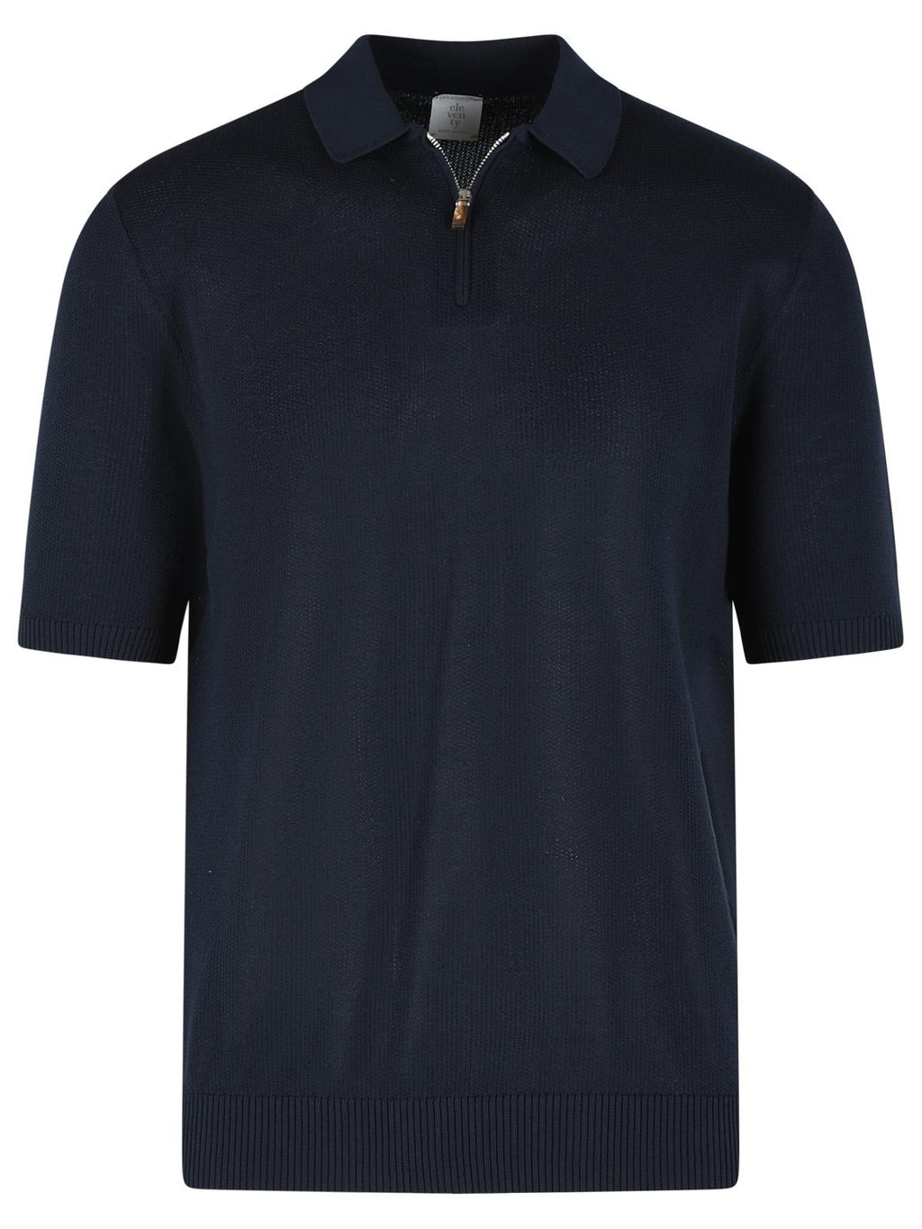 Eleventy Polo Shirt In Blue Cotton Men