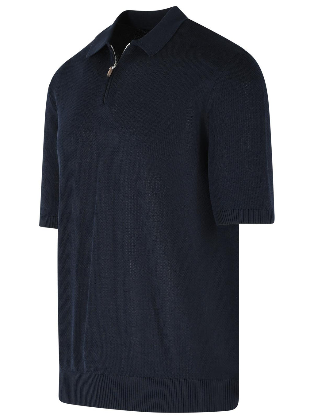 Eleventy Polo Shirt In Blue Cotton Men
