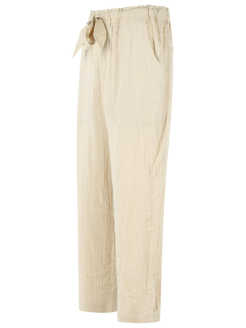 Isabel Marant Etoile 'Bilna' Beige Cotton Blend Pants Women