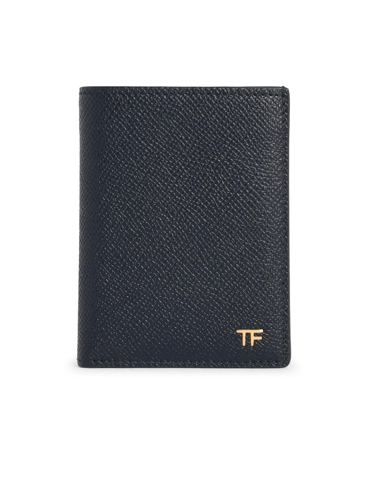 Tom Ford Black Leather Cardholder Men