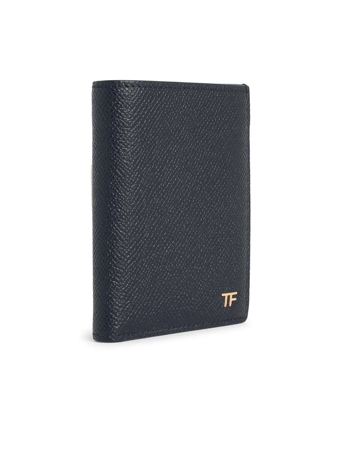 Tom Ford Black Leather Cardholder Men