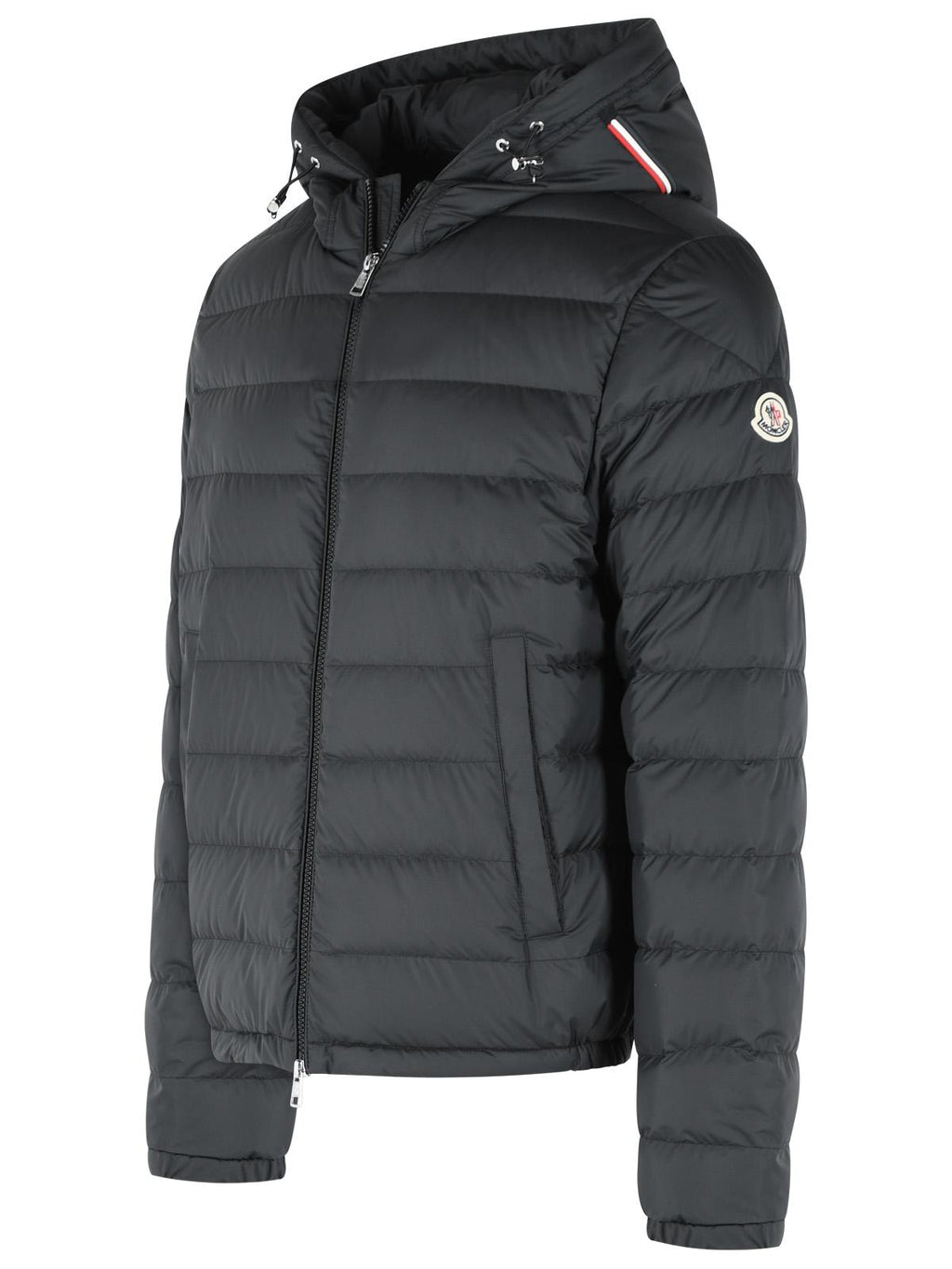Moncler 'Vermeille' Short Hooded Down Jacket In Black Polyester Men