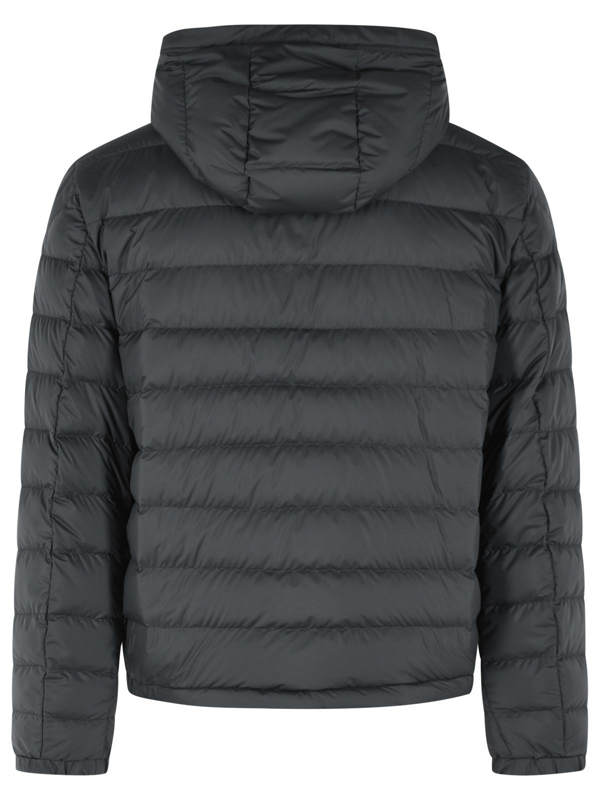 Moncler 'Vermeille' Short Hooded Down Jacket In Black Polyester Men