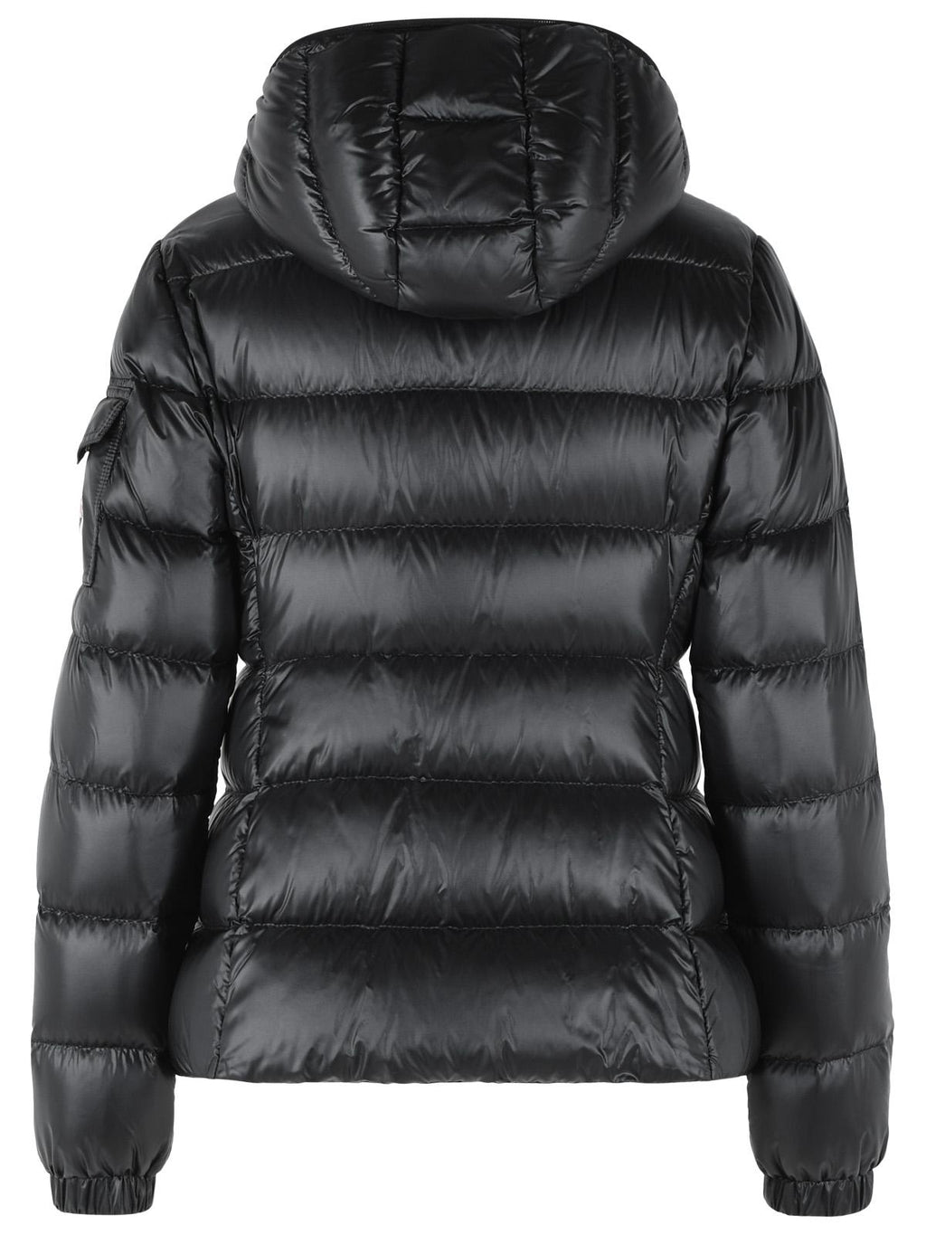 Moncler 'Glesse' Short Hooded Down Jacket In Black Polyamide Women