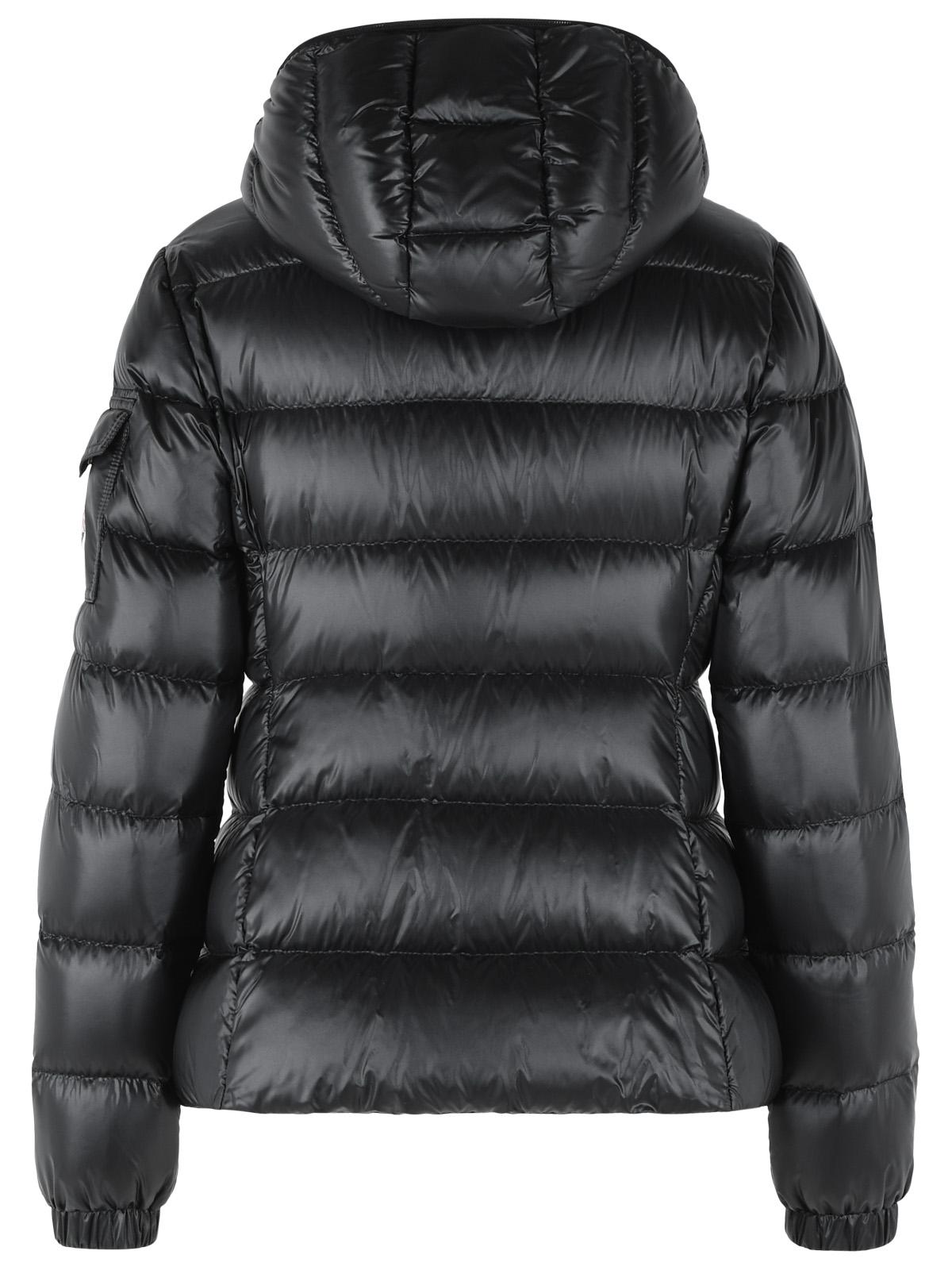 Moncler 'Glesse' Short Hooded Down Jacket In Black Polyamide Women