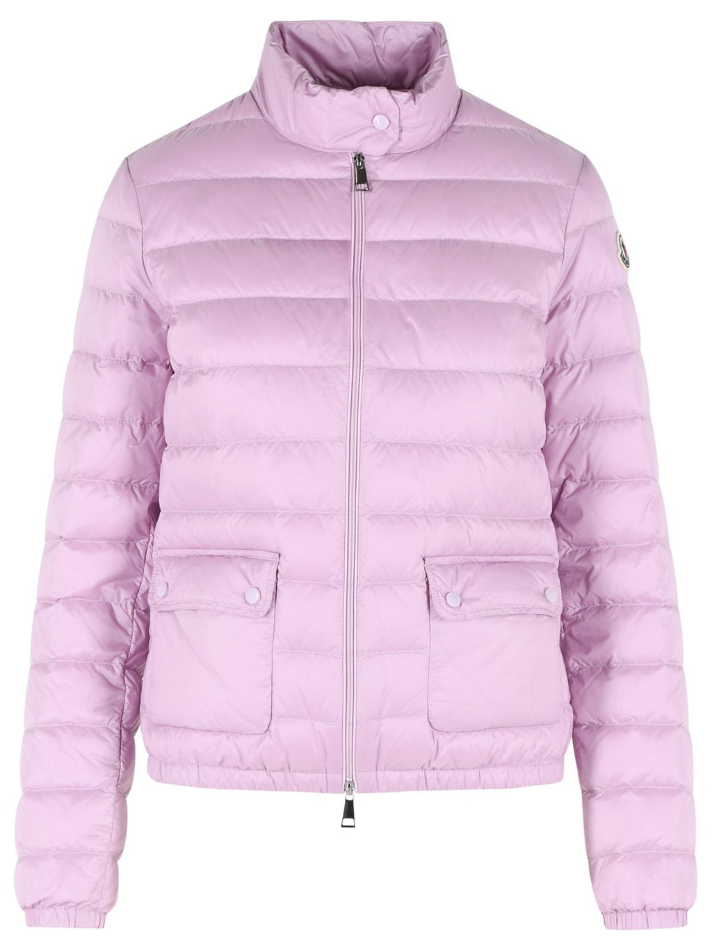 Moncler 'Lans' Short Lilac Polyamide Down Jacket Women