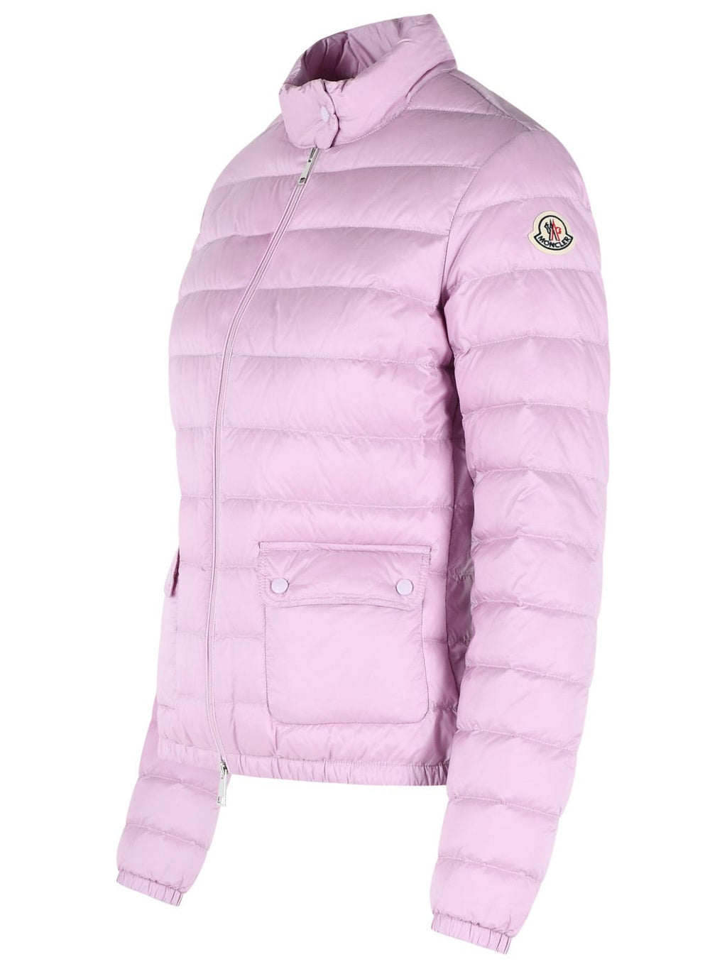 Moncler 'Lans' Short Lilac Polyamide Down Jacket Women