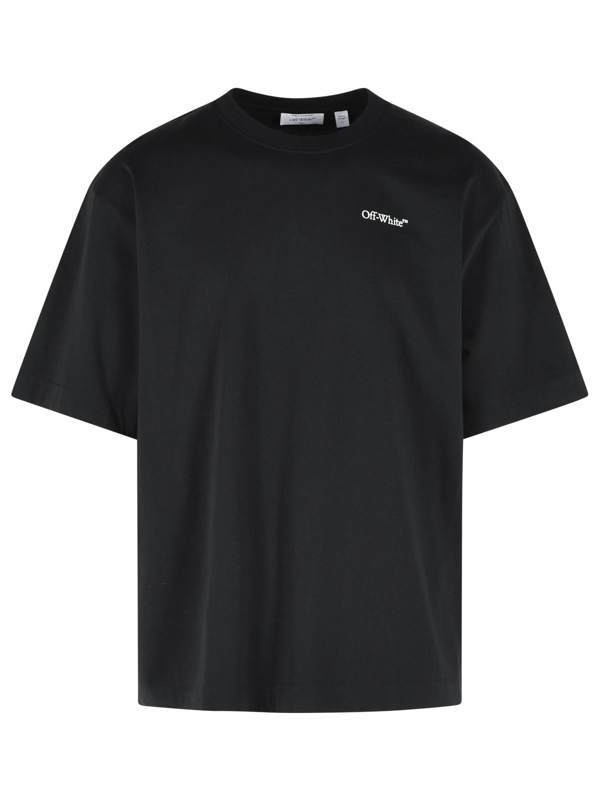 Off-White 'Half Arrow' Black Cotton T-Shirt Men