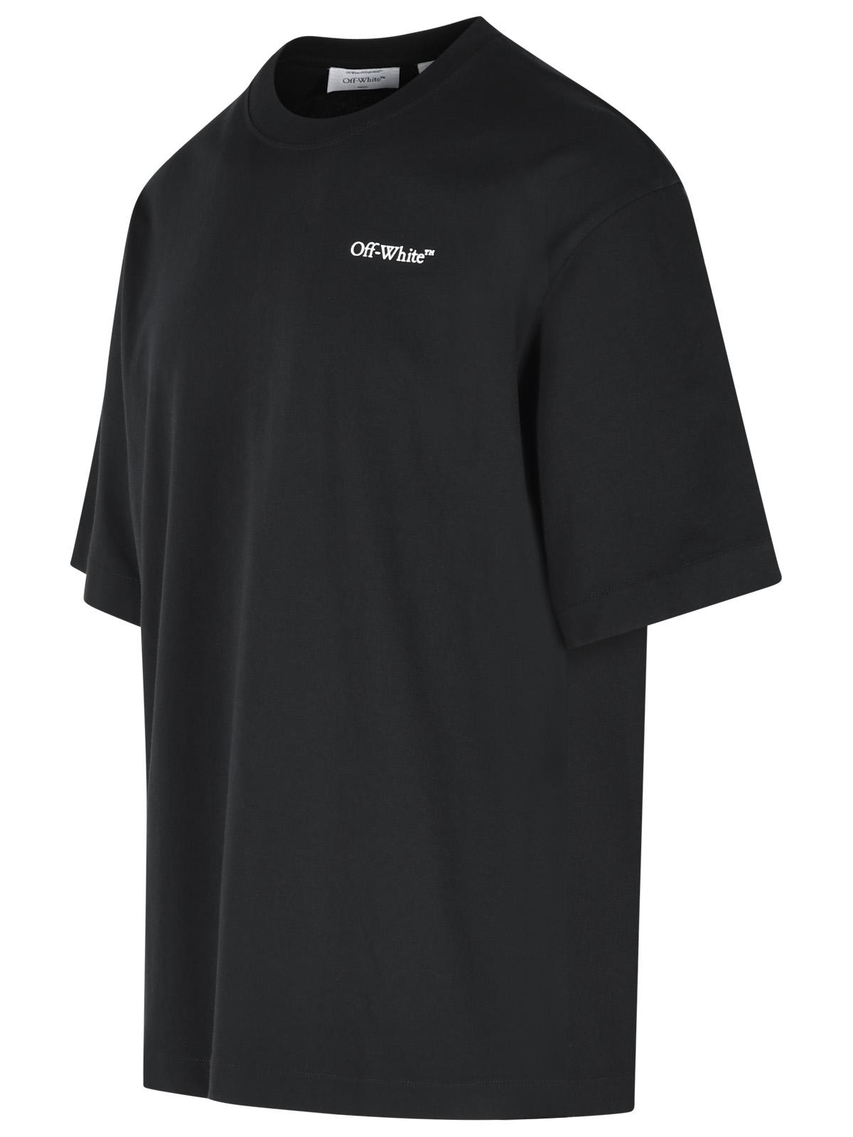 Off-White 'Half Arrow' Black Cotton T-Shirt Men